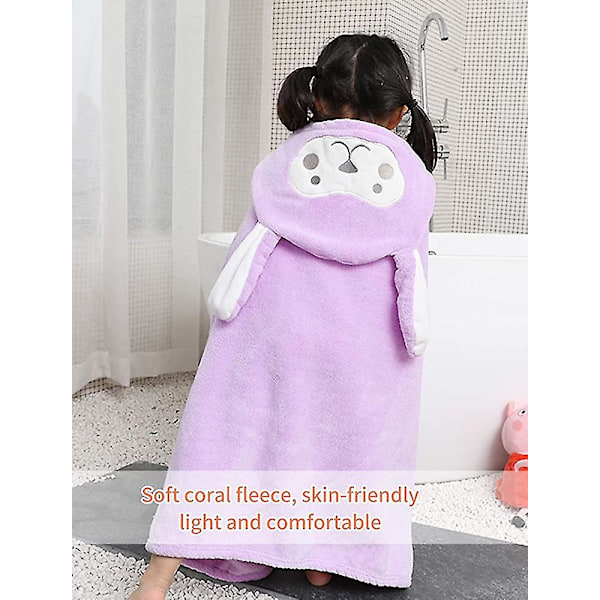 Babybadhandduk med huva Babyflicka Badrock Babypojke Badcape Mjuk Absorberande