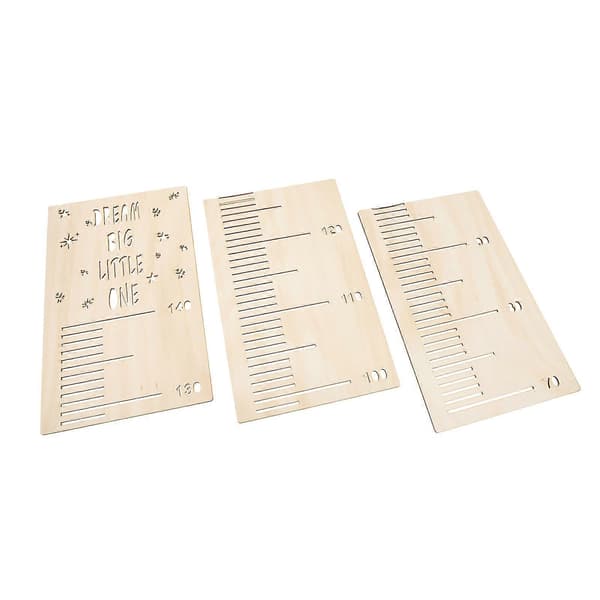 Pituustarra Mittaus Lapselle Khaki Väri Lastentarhan Koristelu 90x19cm 1Set