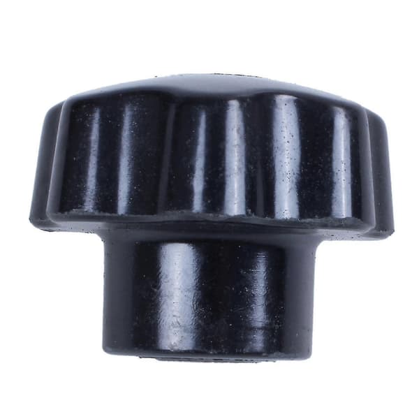 8mm Diameter Gjengehull Svart Stjernehode Klemmeknapp Erstatning