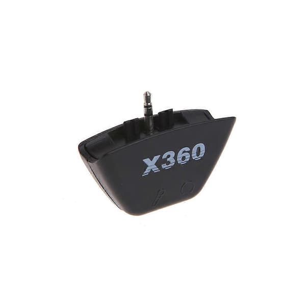 Sort 2,5 mm Jack Mikrofon Headset Øretelefon Konverter Adapter Til Xbox 360
