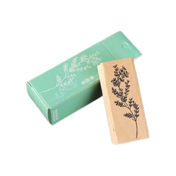 Utsökta växter blommor trästämpel för DIY Scrapbooking Bullet Journaling
