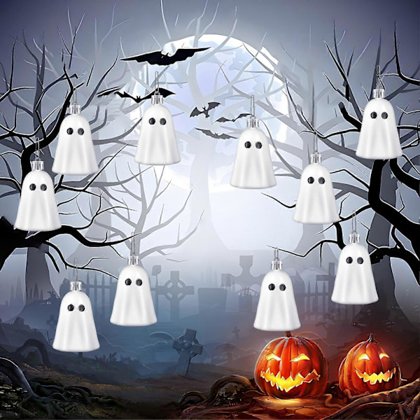 8 kpl Aave Riipus Kevyt Halloween Ripustettavat Aavekoristeet Pelottavat Mini Aavekoristeet Ripustettavat Puille Seinille Oville