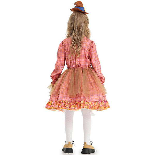 Velhojen toddler Scarecrow Fancy Pue Halloween-asu 2023 Poikien Scarecrow-asu Boys 8-10 Years Old