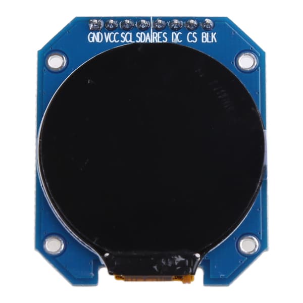 1.28'' LCD Display Modul, RGB IPS 240x240 GC9A01 Driver 4-Wire SPI Interface Adapterkort til Bærbar Displayenhed