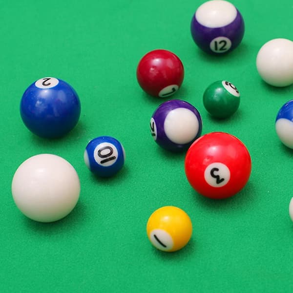 25mm Barn Billardbord Kule Sett 16stk Mini Billard Kule Sett