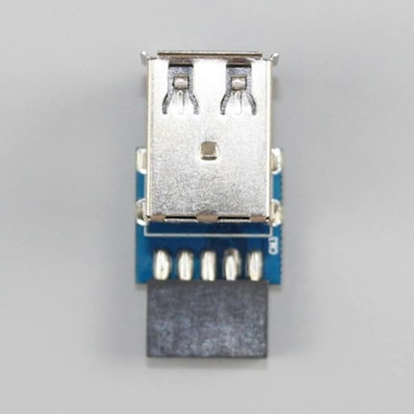 Desktop Motherboard USB-stik 9-pin til Dobbelt USB2.0 Port Frontpaneladapter