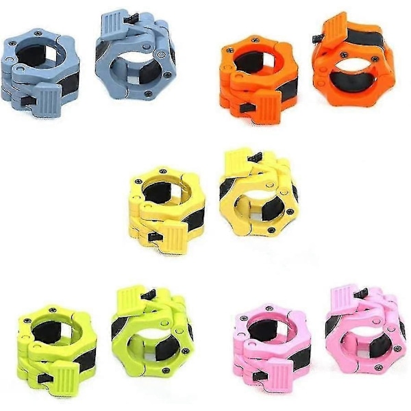 Spin-lock Låsringar Skivstång Hexmutter Skivstång Hexmutter 2st, grå) cy