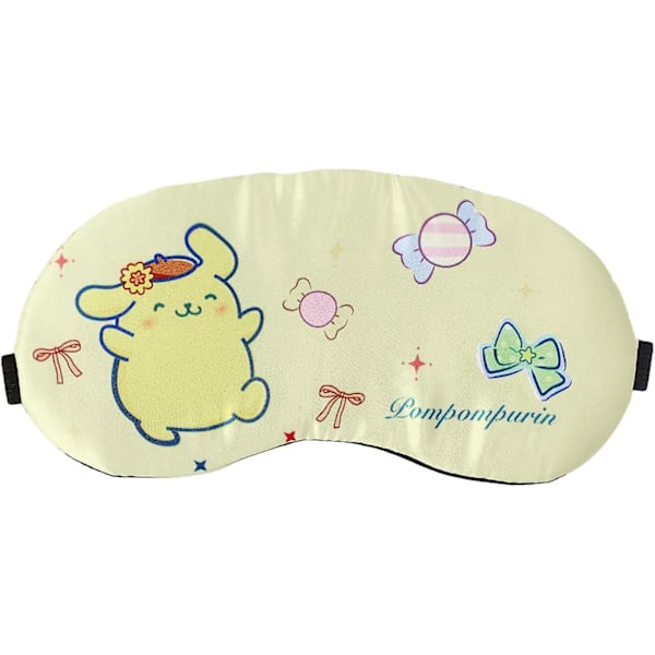 Tecknad Kattunge Sovmask Kitty Sovmask Ögonbindel För Sömn 100% Mörkläggande Ögonmask För Sömn, Nattbindel För Kvinnor Cin-1