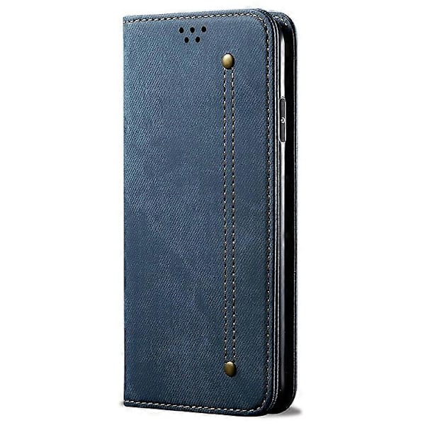 Yhteensopiva Xiaomi Redmi 13C 4G / Poco C65 4G -puhelinkotelolle Lompakko PU-nahkainen pudotussuoja Blue