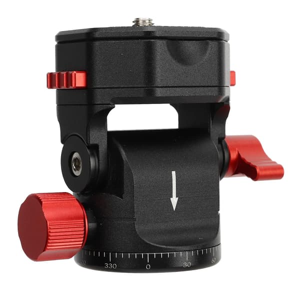 Kulehode 360 ​​graders roterende hurtigutløser kulehode for stativ Monopod Slider DSLR-kamera