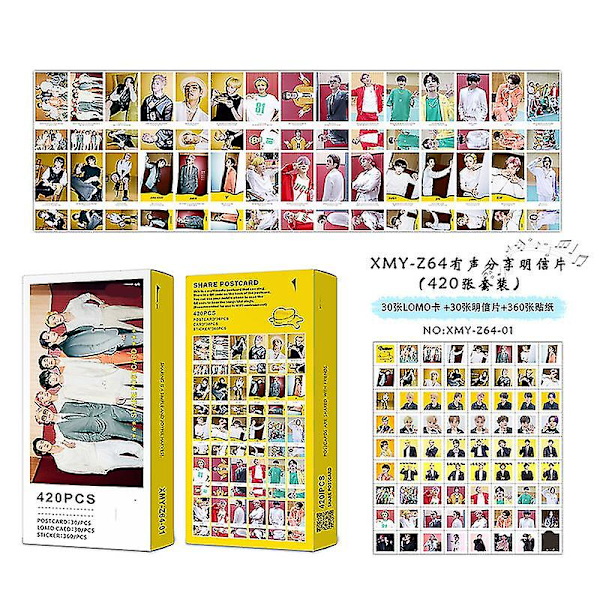 Lanbena 420kpl/kpop Bangtang Boy Album Card Korean Youth Group Lomo -tarrakorttisetti Painettu kuva Fanilahja