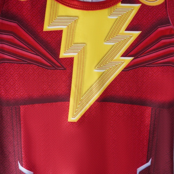 2023 Halloween cos vaatteet supersankari lasten cosplay yhdistetyt puvut red 120cm