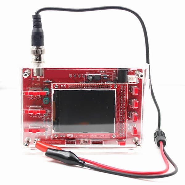 Digitalt oscilloskop-kit Open Source 2.4\" TFT med probe og beskyttelsesetui