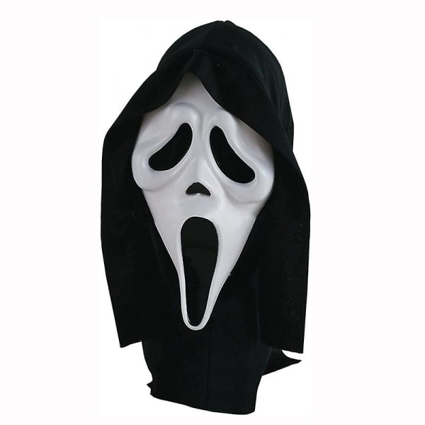 Ghost Face Scream Film Skräck Mask Halloween Killer Cosplay Vuxen Kostym Tillbehör Rekvisita 3