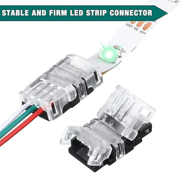 11 Stykker Justerbar 3 Pin 10mm Lysstik Terminal Til Ws2811 BHJ