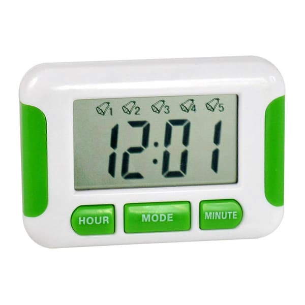 Magnetisk Vekkerklokke Elektronisk Timer 12/24 Timer Nedtellingstimer Høy Alarm