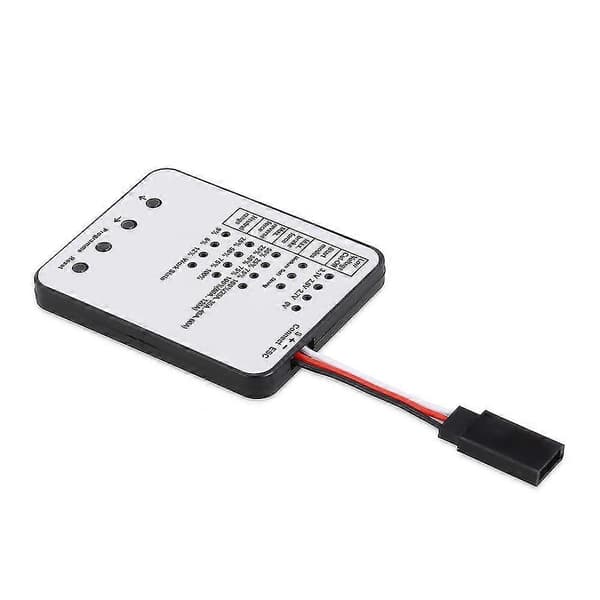 LED Programmeringskort Elektronisk Hastighetskontroller Program for RC Bil 25/35/45/60/80/120/150 Børste
