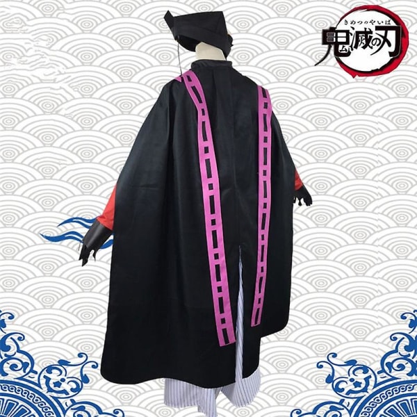 Douma Anime Cosplay -asu Demon Slayer Twelve Kizuki Top Chord Ghost Japanilainen sarjakuva miesten ja naisten vaatepuku Women size XL