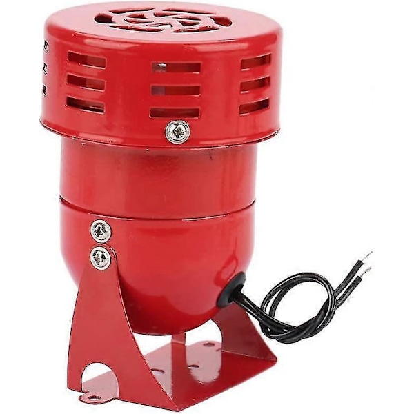 220v 120db Kablet Mini Sirene, Rød Metal Motor Alarm Industriel Lyd Elektronisk Tyveribeskyttelse Til Hjemmesikkerhed, Ms-190