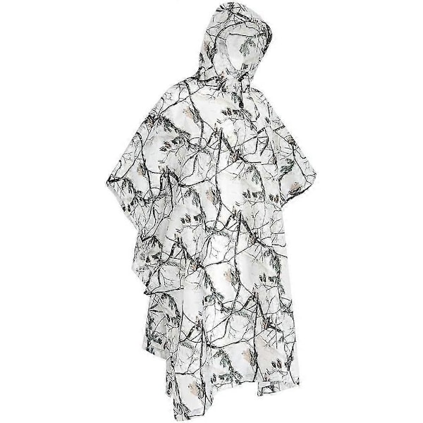 3-i-1 Vattentät Camo Snöhuvad Regnkläder + Snö Camo Leggings Gaiters För Skidåkning