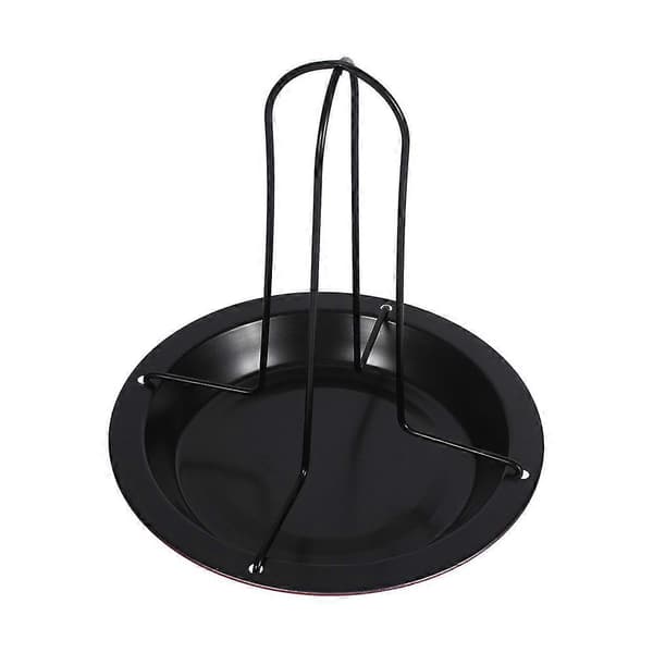 Non-stick vertikal kyllingegrill med pande, stegeplade til BBQ-fest