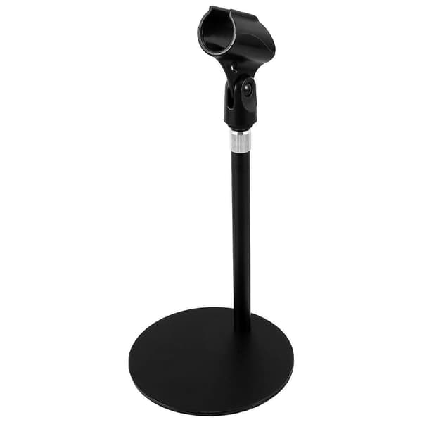 Bordsmikrofonstativ Mini Bordsmikrofonstativ Med Rund Bas Stötdämpning För Podcasting 1-pack