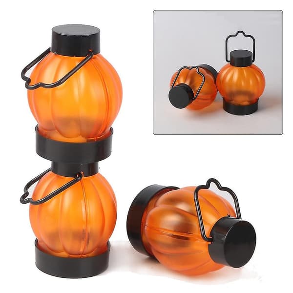 Halloween Telys 6 stk. LED-lys Dekor