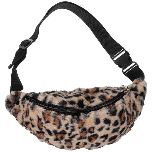 Leopardmönstrad axelväska, stilfull accessoar för livsstil