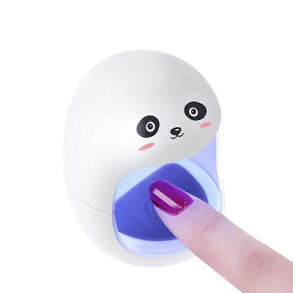 Professionel neglekunst, genopladelig mini UV LED til hurtigtørrende design, bærbar manicureværktøj med smart sensorhærdning og USB-interface til