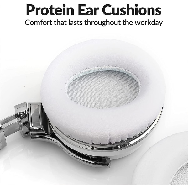 Aktiva brusreducerande hörlurar Bluetooth hörlurar White