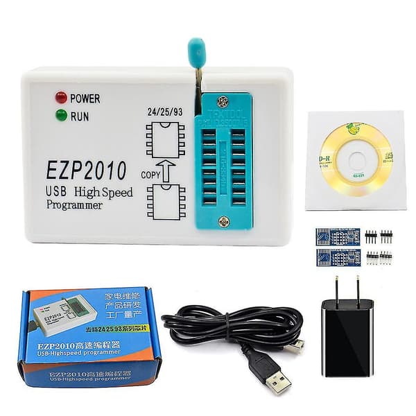Ezp2010 Höghastighets 12 Mbps Usb 2.0 Spi Programmer Stöd 24 25 93 Eeprom 25 Flash Bios Chip