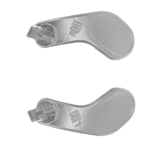 4 stk. Game Controller Bagside Paddles Professionelle Udskiftnings Metal Bagside Knapper til PS5 Edge Controller Sølv