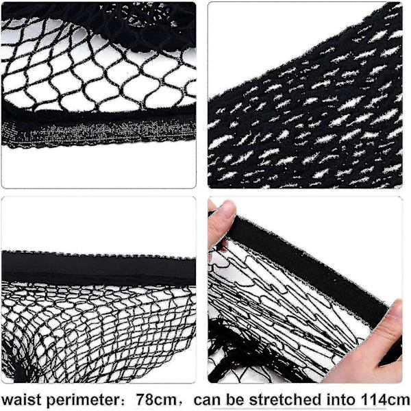 Fishnet Strømper Plus Size Sexy Fishnet Strømper Strømper Fishnet Kryds Mesh Strømper Til Kvinder (4 Par Sort)