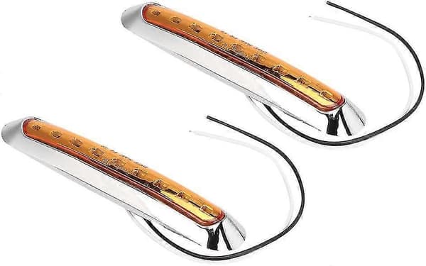Tilhengerlys, 9 LED Side Blinklys Varsellys For Lastebil Tilhenger (2 stk)
