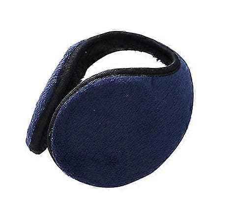 Unisex Varma Stickade Öronmuffar Kashmir Vinter Enfärgad, Justerbar