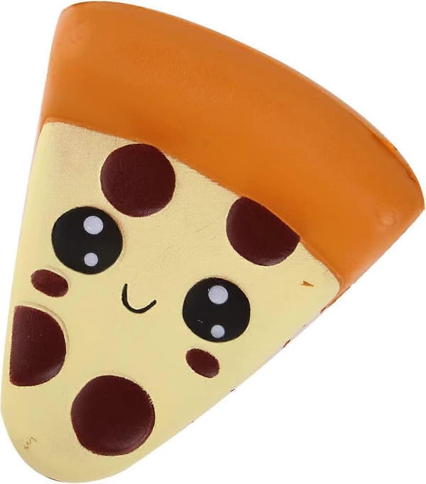 Pizza Kawaii Mjuk Långsam Stigande Doft Mat Bröd Dekompression Barnleksaker