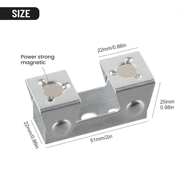 Svetsklämma Svetshållare V-kuddar V-formad Svetshållare V-typ Klämmor Svetsfixtur Magnetisk V-typ Handverktyg FFK