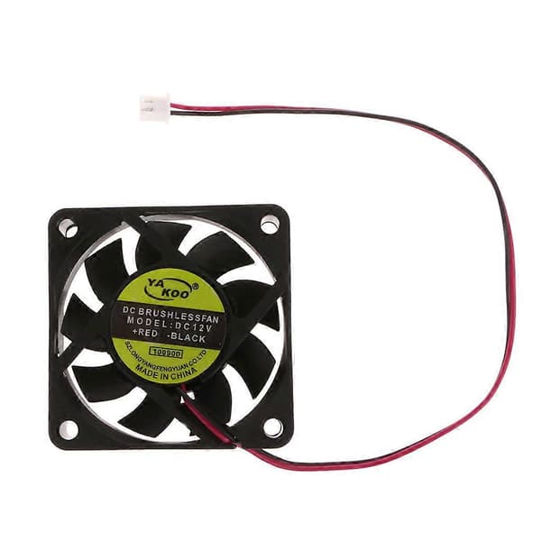 til DC 12V 2-benet 60x60x15mm PC Computer CPU System Glideleje Køleventilator 60