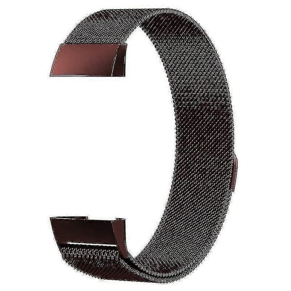 Milanese Loop Armbånd Kompatibelt Med Fitbit Charge 3 (bronse)