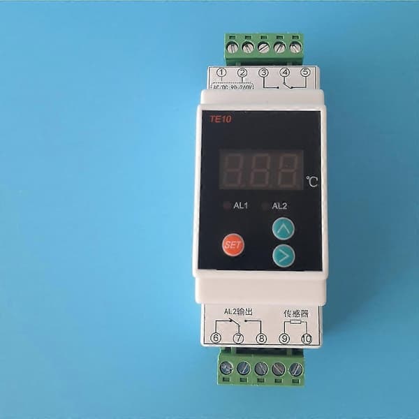 Digital Temperaturregulator Skinnetermostat Justerbart Temperaturinstrument