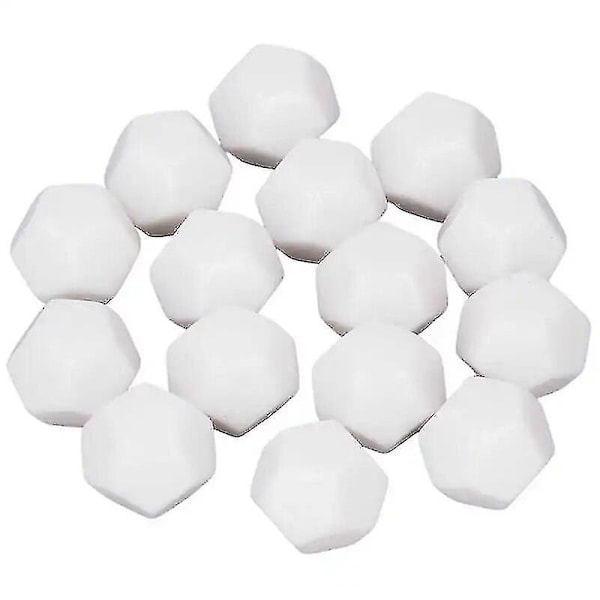 Plastik Skrive-på Terninger DIY Skrivning 12-sidede Blanke Terninger Til Underholdning
