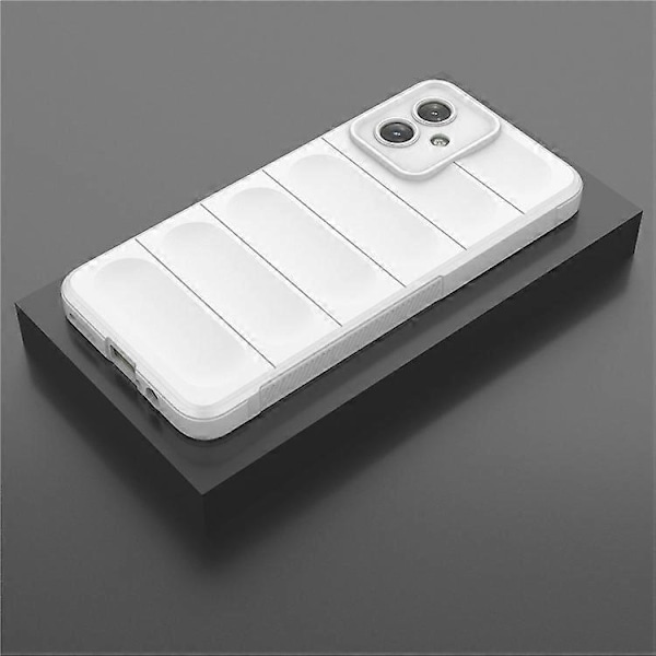 Kompatibel med Motorola Moto G54 5G TPU Cover Stødsikkert Robust Telefon Bagcover White