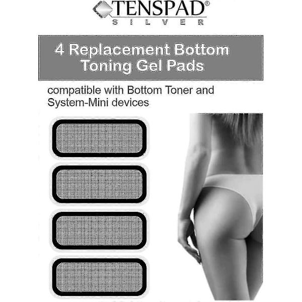 6,1 x 15 cm udskiftningselektroder til Slendertone-enheder