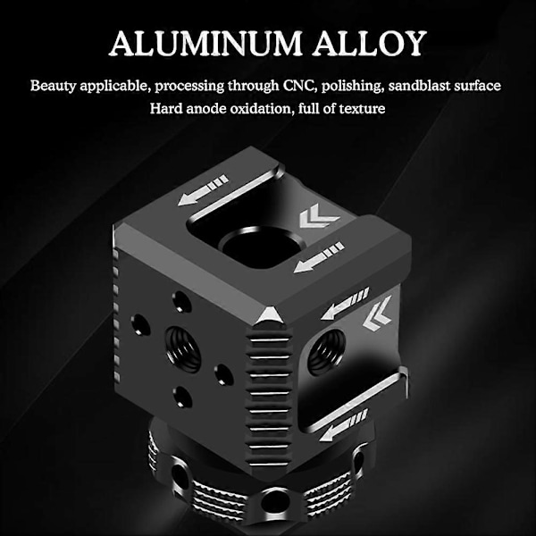 Trippel Kallskofäste Adapter Monitor Blixtskoförlängning Fäste för Lampa