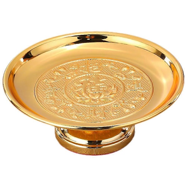 Alter Buddhistisk Offerplade Bakke Tempel Hyldest Frugtholder Buddha Dyrkelse Forsyning