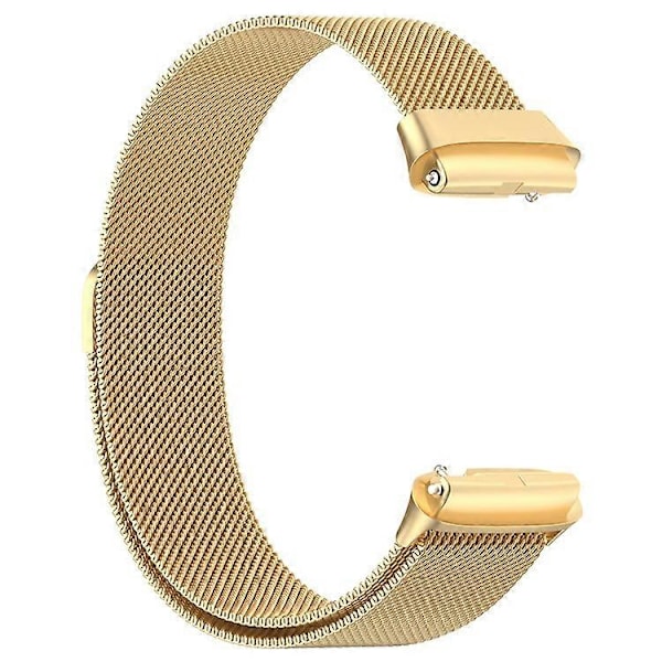 Yhteensopiva Xiaomi Redmi Watch 3 Active / Watch 3 Lite -kellon metallisen korvausrannekkeen magneettinen Milanese-kelloranneke Gold