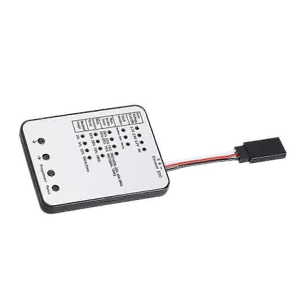 LED Programmeringskort Elektronisk Hastighetsregulator Program för RC Bil 25/35/45/60/80/120/150 Borste