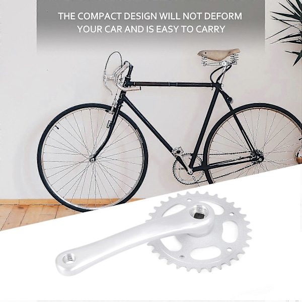 Cykelvevparti, Kedjekrans, Pedaler, 32t Vev, 165mm Enväxlad Cykelkedjekrans