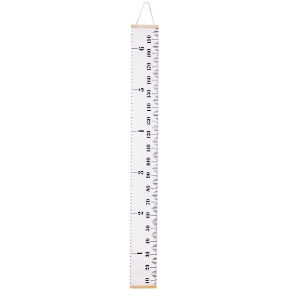 Vägghängd Växtdiagram för Barn Exakt Skala Barnrum Barnkammare Sovrum Avtagbar Canvas Baby till Vuxna Pojkar Flickor Höjdmätningslinjal