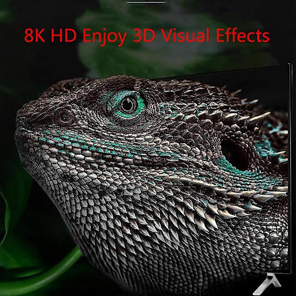 HDMI-kompatibelt 2.1 kabel 8K 48Gbps videokabel til bærbare computere projektor